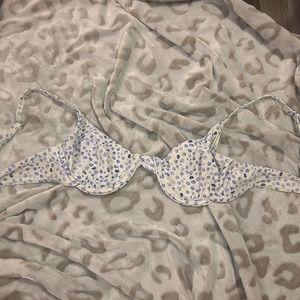 Shein bathing suit, xs purple white and tiny bits of green